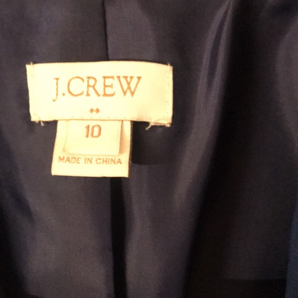 Jcrew blazer deep blue size 10 EUC like new - Picture 2 of 5